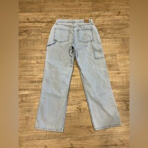 Hollister ultra high-rise dad Jean Light denim Blue jeans vintage stretch